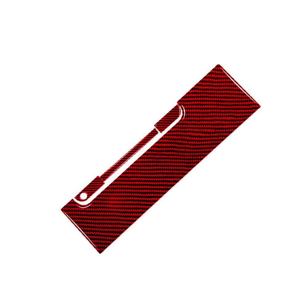 4X Red Carbon Fiber Passenger Glove Box Panel Cover Trim for Audi TT 8N 2001-06
