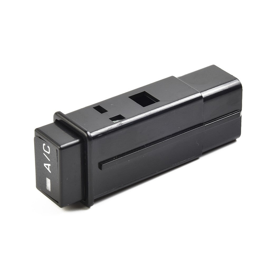 Replacement parts for 12V push-button switches in automotive air conditioning systems, suitable for Toyota 1995-2000.