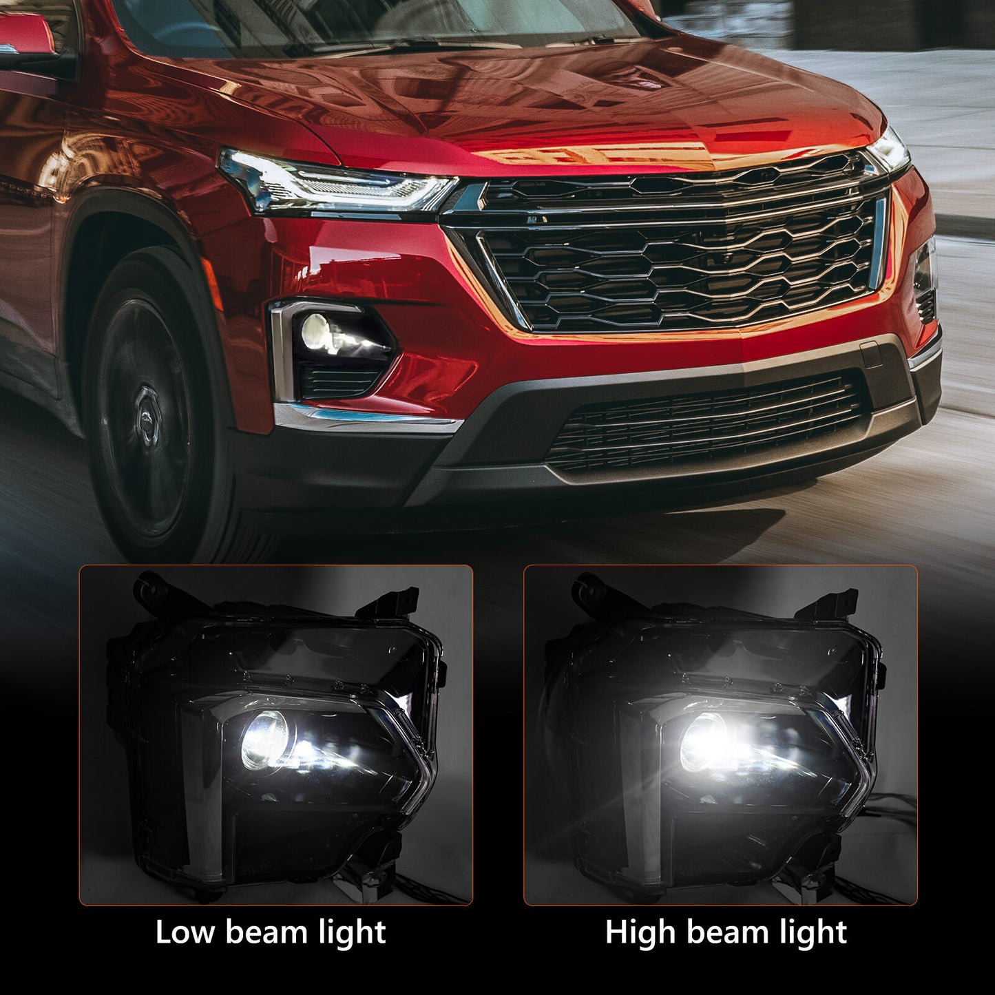 2022 - 2023 for Chevrolet Traverse LED DRL LED DRL Skylight Panel