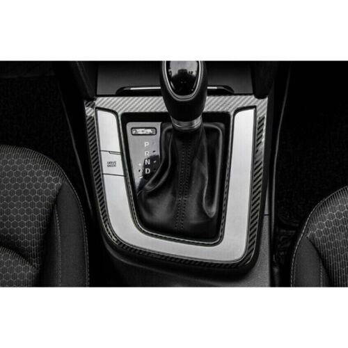 for Hyundai for Elantra 2017-2020 Carbon Fiber Interior Gear Shift Panel Frame Trim
