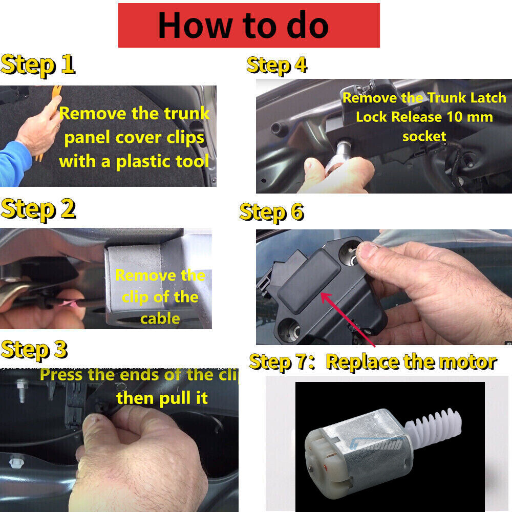 8200000697B Power Trunk Lock Latch motor for Renault Megane Laguna