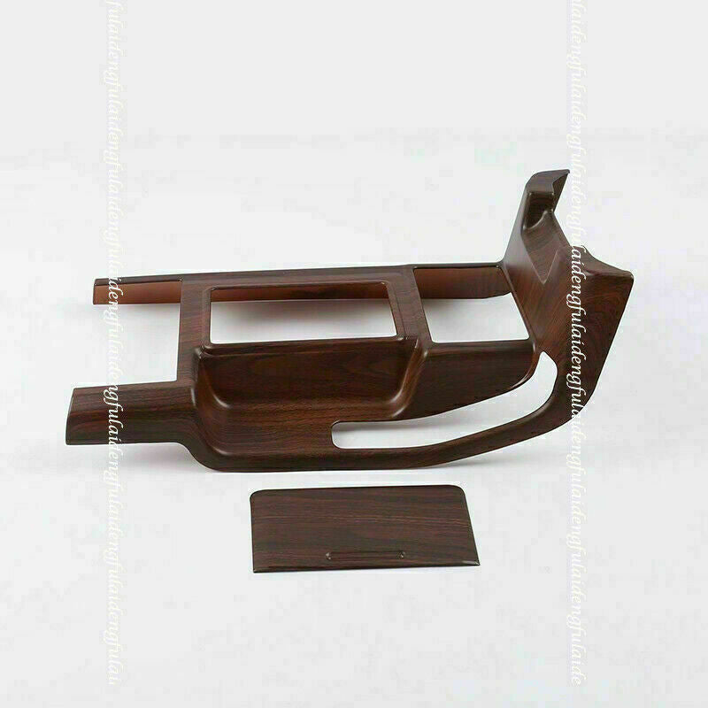 for Toyota Prado 2018-2021 ABS Peach Wood Grain Gear Shift Box Cover Trim Set 2x
