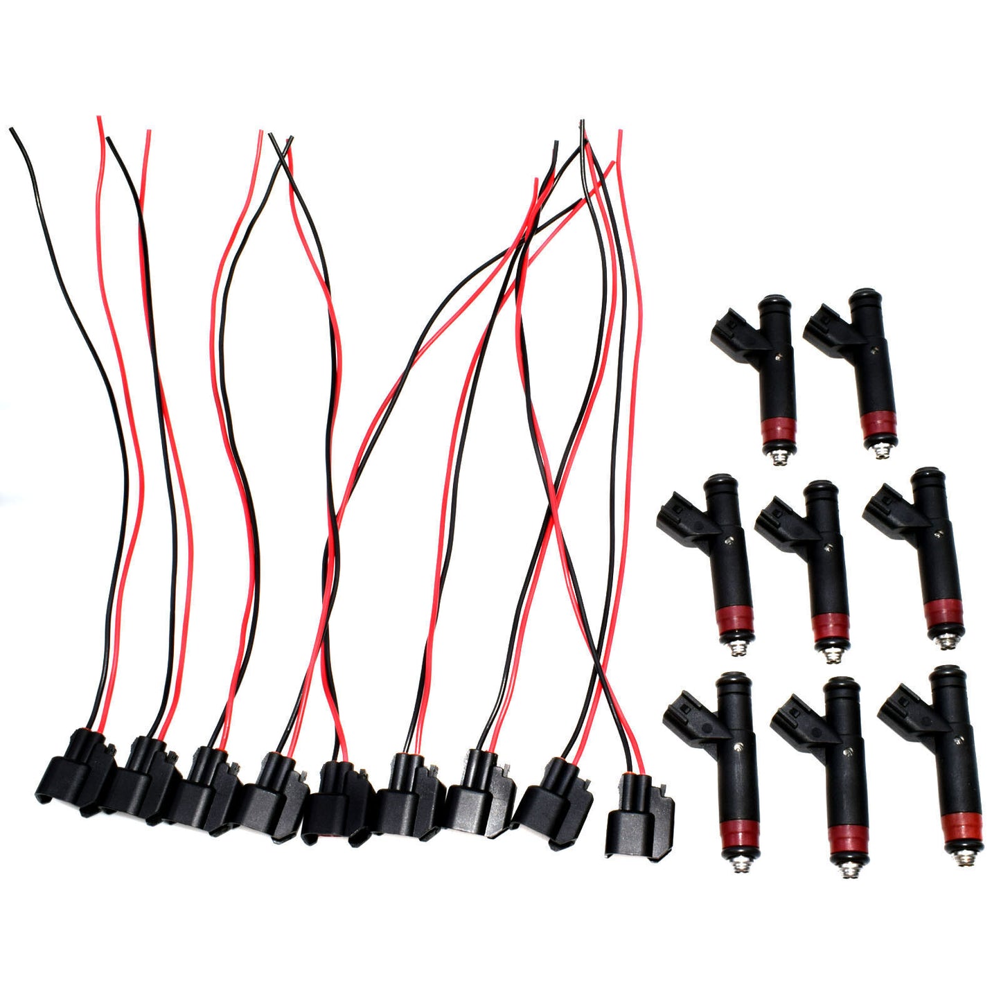 for Jeep Grand Cherokee 8x Fuel injector 9x Pigtail Wire Connector 53032145AA