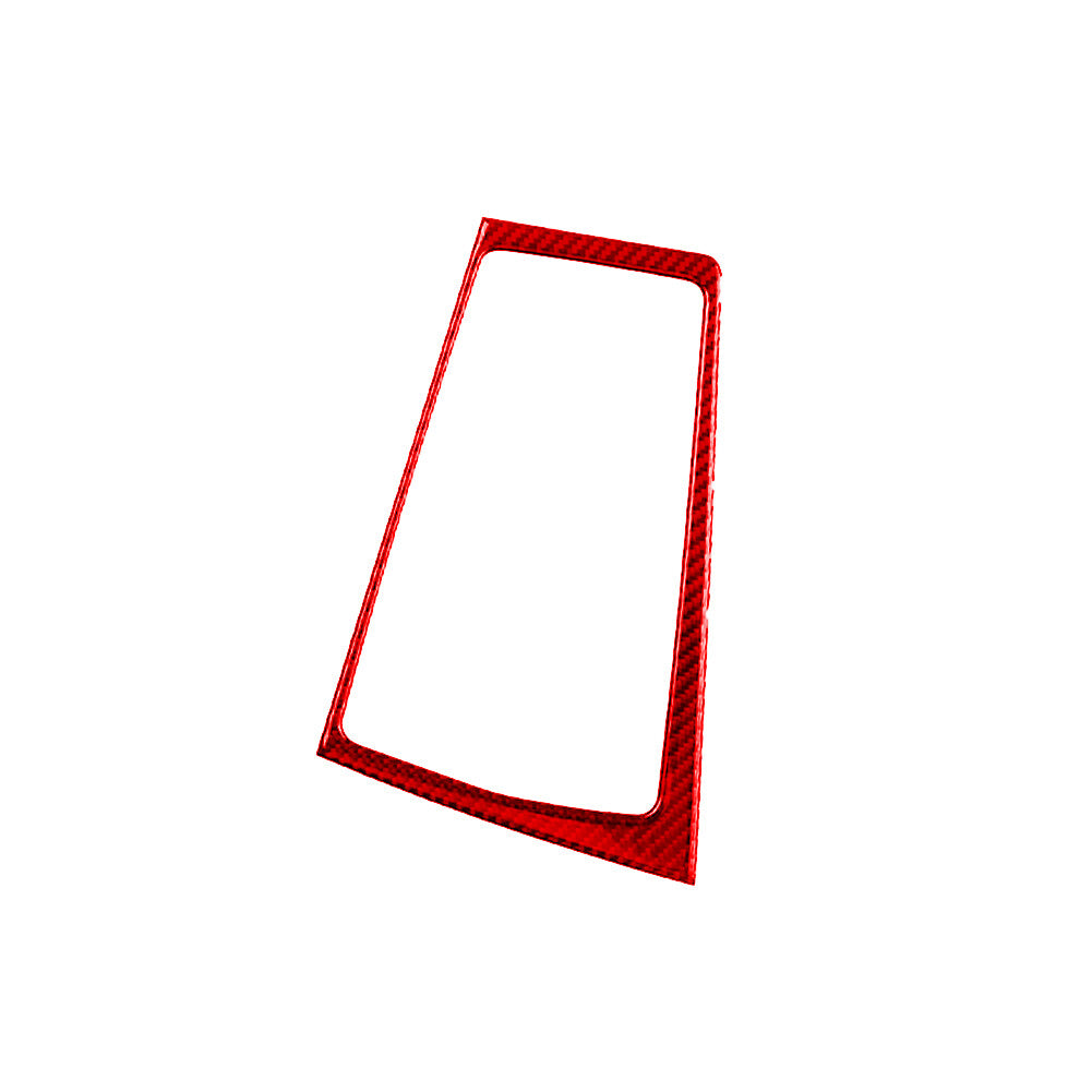 Red Interior Gear Shift Side Frame Carbon Fiber Trim for VW for Golf 8 MK8 GTI 2021