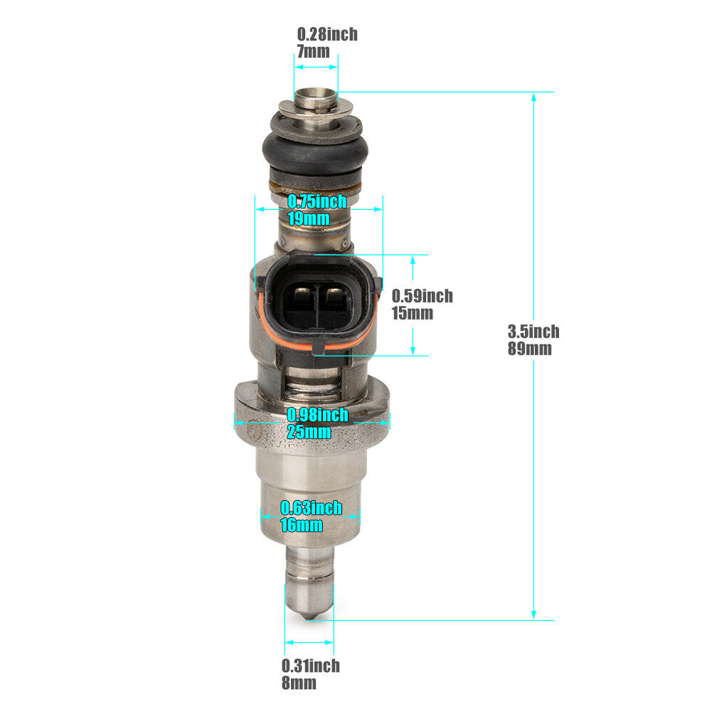 4PCS Fuel Injector for Toyota Avensis RAV4 CALDINA Engine D4 2.0L 23250-28030