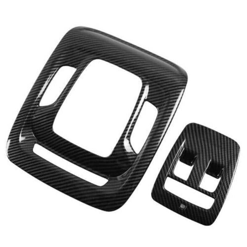 Carbon Fiber Inner Front Reading Light Frame Cover Trim for Cadillac CT4 2020-24