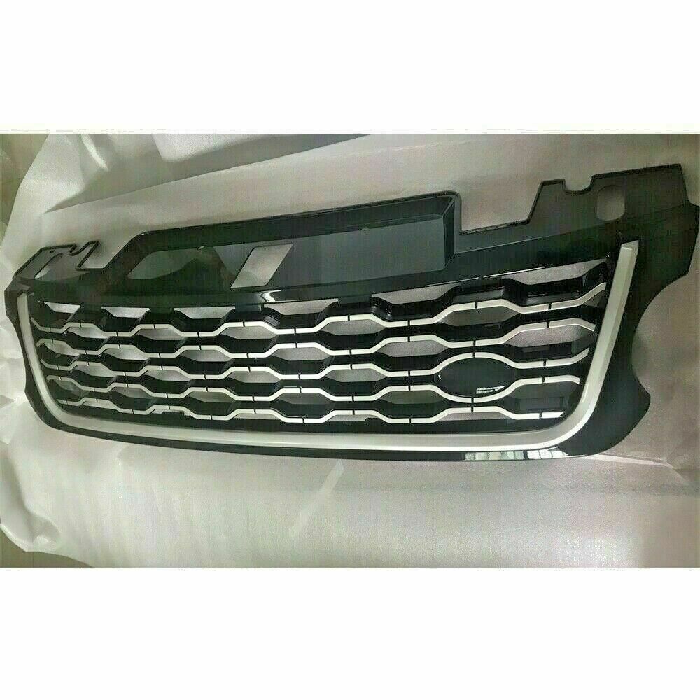 for Land Rover for Range Rover Sport 2014-2017 Front Upper Mesh Grille Silver Grill