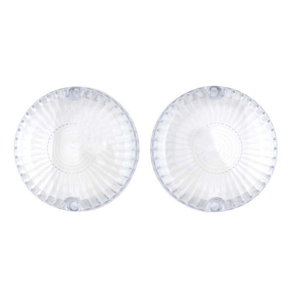 Pair Turn Signal Light Lamp Lens Cover Fit for Yamaha V Star 650 1100 Vmax Clear ne