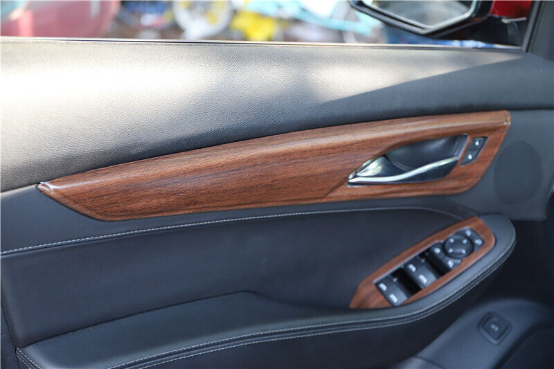 for Cadillac CT5 2020-2024 Matt Wood Grain Inner Door Handle Cover Decor Trim 4P