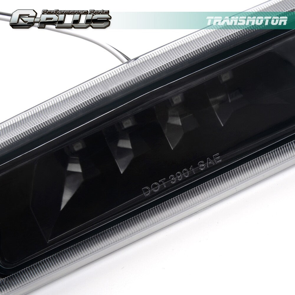 Suitable for 1997-2001 for Jeep Cherokee LED third rear brake light and taillights in black.