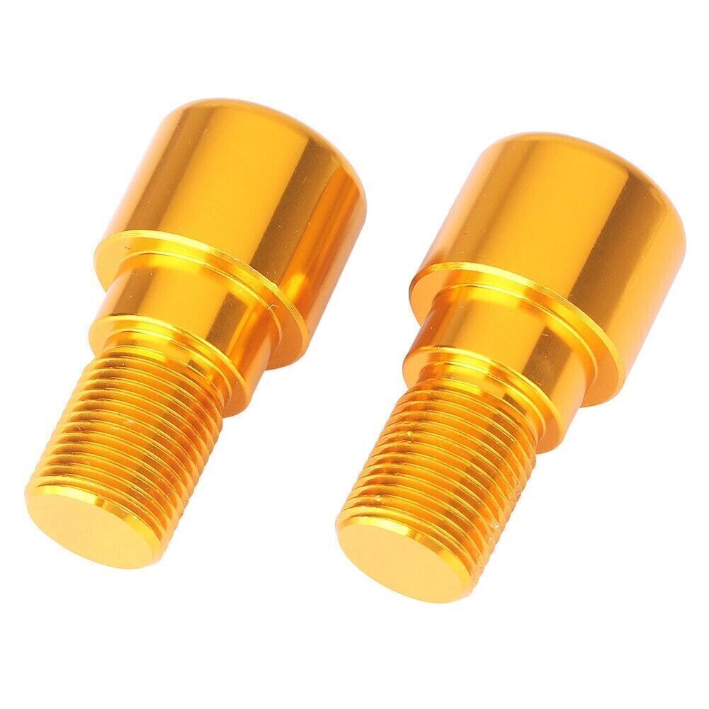 18mm Lenkerendgriffe Stecker f¨¹r for Yamaha YZF R6 1099 -2005 YZF R6S 2006-12 Gold