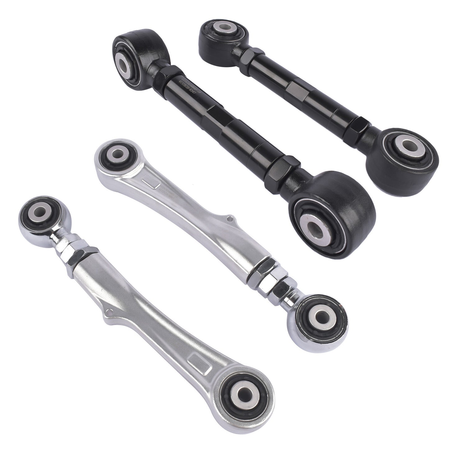 4Pcs Rear Adjustable Camber Toe Control Arm Kit for Tesla Model X 2015-2020 Mo