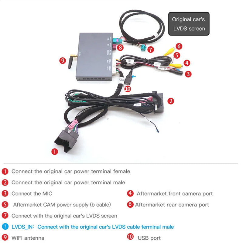 Car Wireless CarPlay Android Auto for BMW NBT System F20 F22 F30 F32 F56 F15 F16