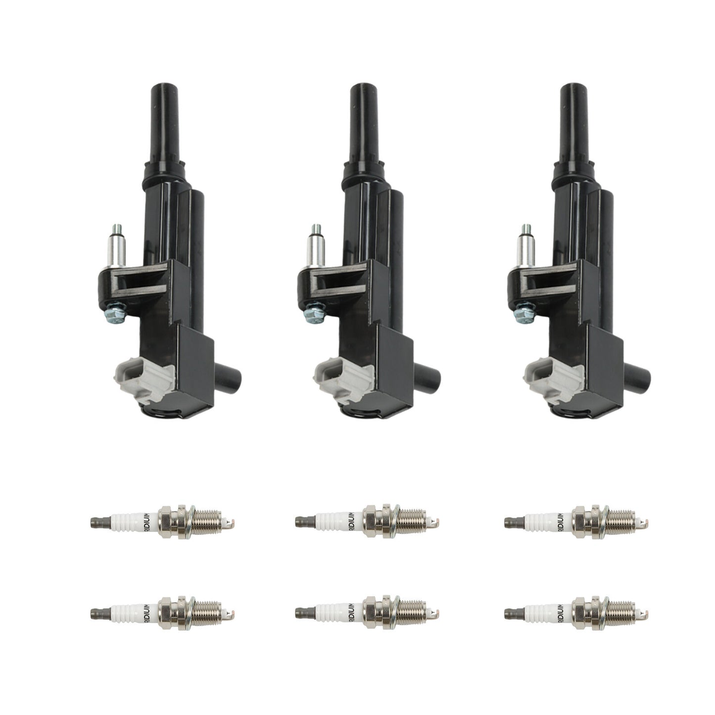 Ignition Coils Spark Plugs for Jeep Liberty for Dodge for Ram 1500 3.7L UF640 7100