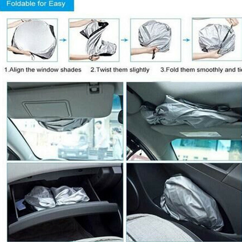 Car Windshield Covers Air Conditioning Shade Sun UV Visor Interior Accessories