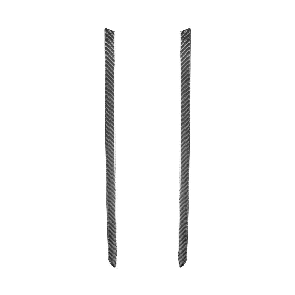 2X Carbon Fiber Front Door Panel Strips Cover Trim for Nissan Altima 2019-2022