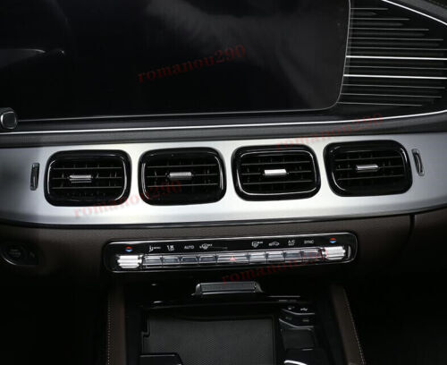 for Benz GLE-Class 2020-2022 Glossy Black Dash Console Air Outlet Cover Trims