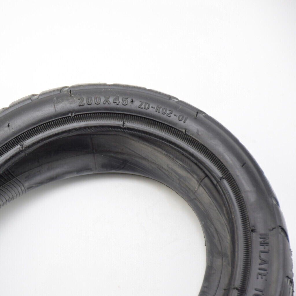 200x45 Tyre Electric Scooter 45 Degree Valve Thickened Scooter Rubber Inner Tube