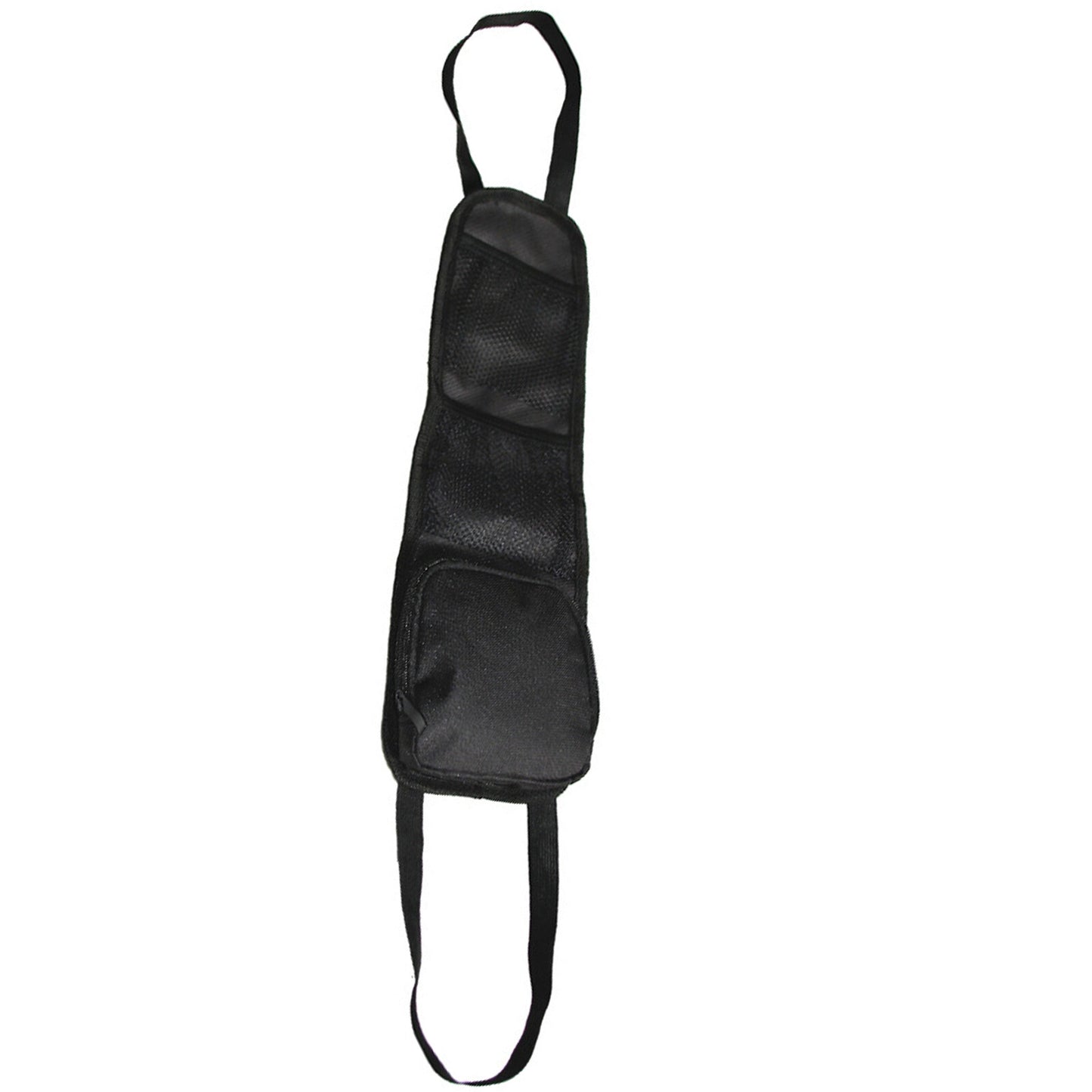 Durable Portable Oxford Cloth Car for Seat Side Back Black Storage 2 Mesh Pocket Bag