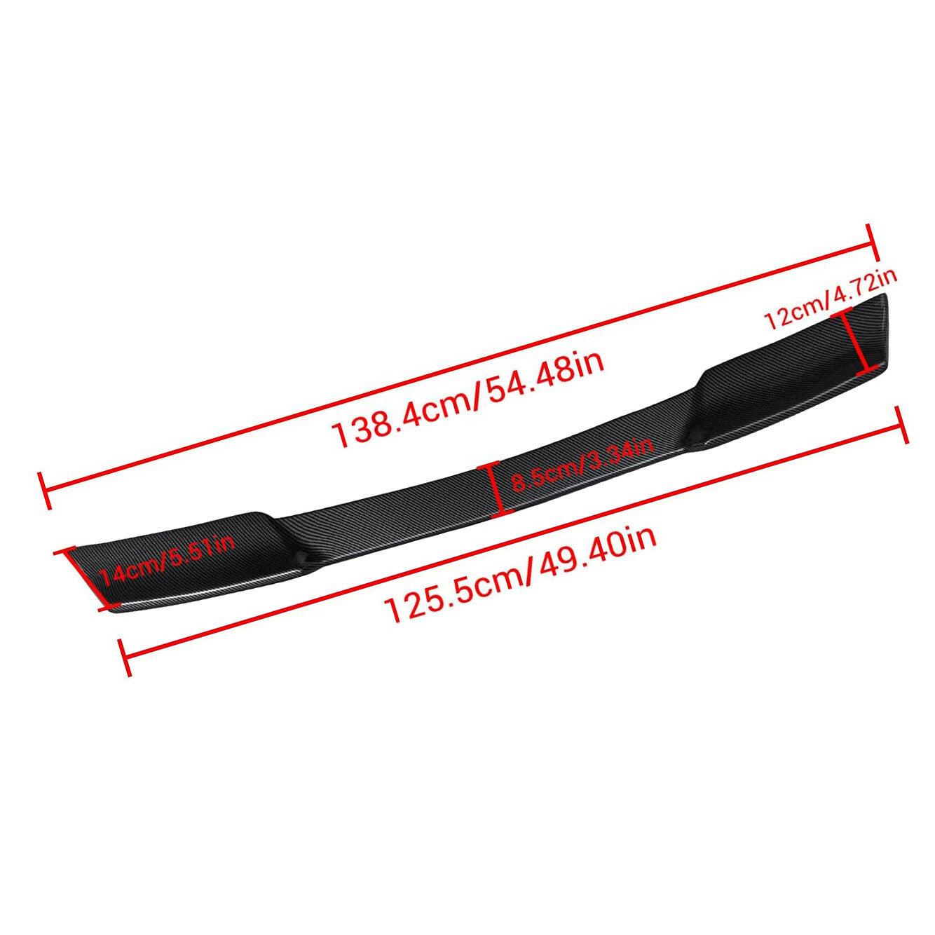 CARBON FIBER Rear Trunk Wing Spoiler For 97-04 for Corvette C5 ZR1 Extended Style