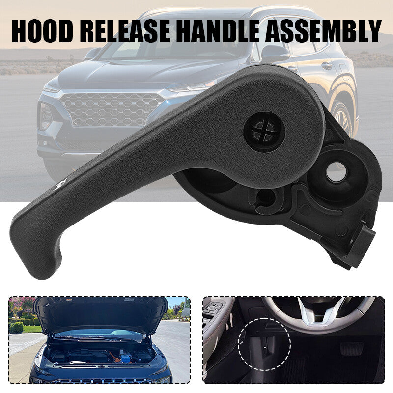 Hood Latch Release Handle Base for Hyundai Santa Fe 2007-2022 for Tucson 2010-2015