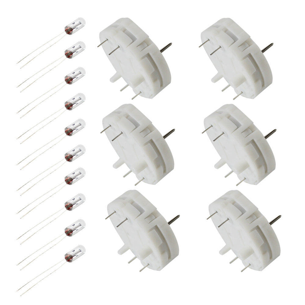Set of 6pcs 10 BONUS BULBS For GM Switec Gauge Cluster Stepper Motor Kit