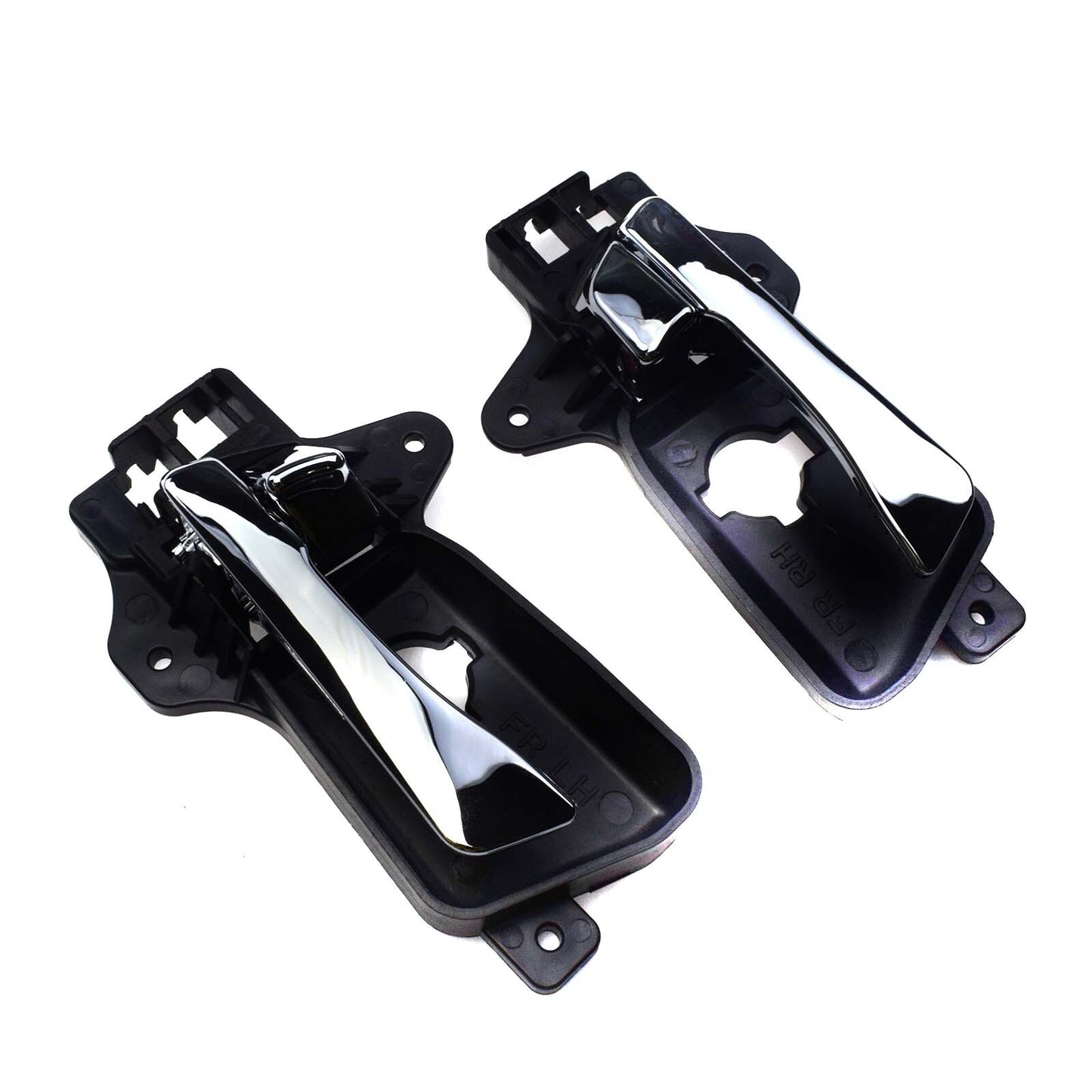 Pair Front Left Right Chrome Interior Door Handle For 2009-12 for Hyundai for Elantra