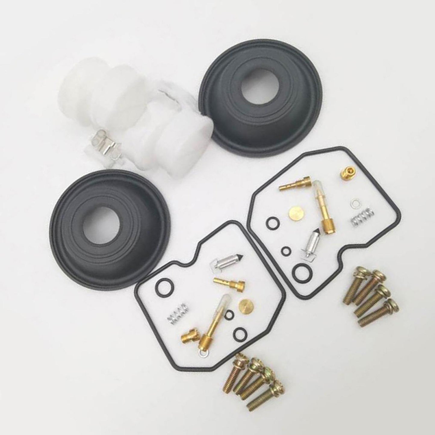 2Sets Carburetor Repair Kit Plunger Diaphragm for KAWASAKI Vulcan 500 EN500 r