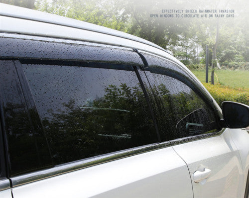 for Lexus NX 250 350/h 450h 2022-24 Black ABS Window Visor Shade Sun Rain Guard