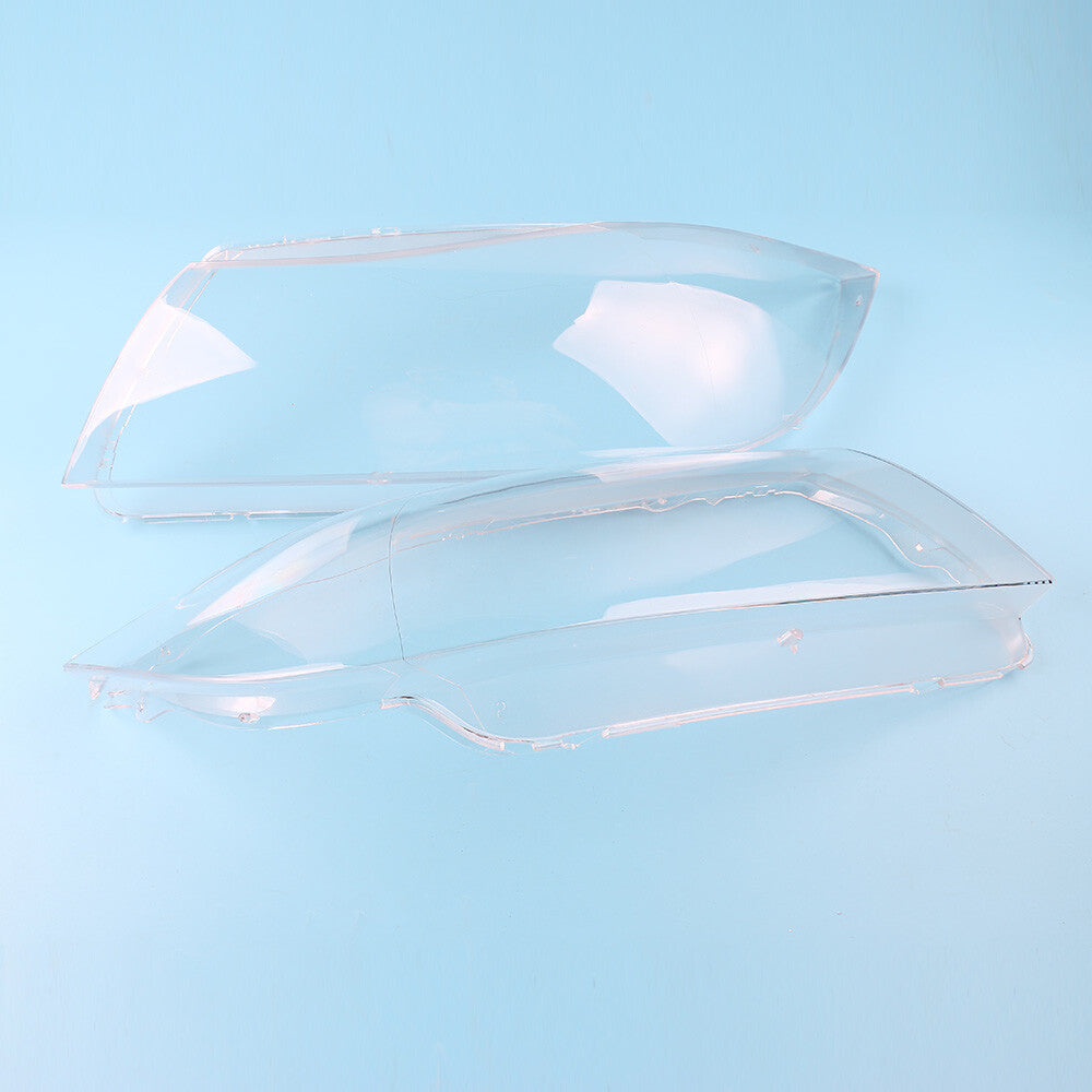 2x LH RH Headlight Lens Cover Fits For E90 Sedan E91 Touring 2004-2007