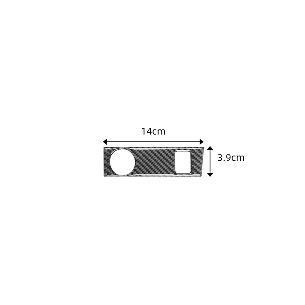Carbon fiber cigarette lighter trim for Volkswagen for Jetta sedan 2011-2014