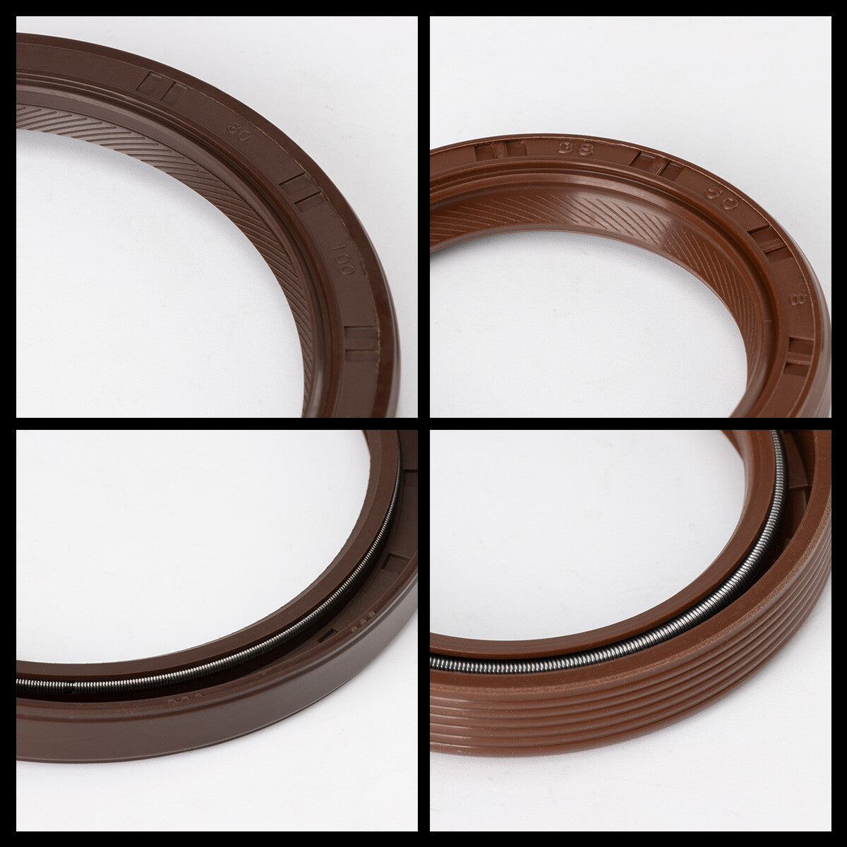 2x Front Rear Main Crankshaft Seal for Honda for Acura 91212-PR3-003 91214-PLE-003