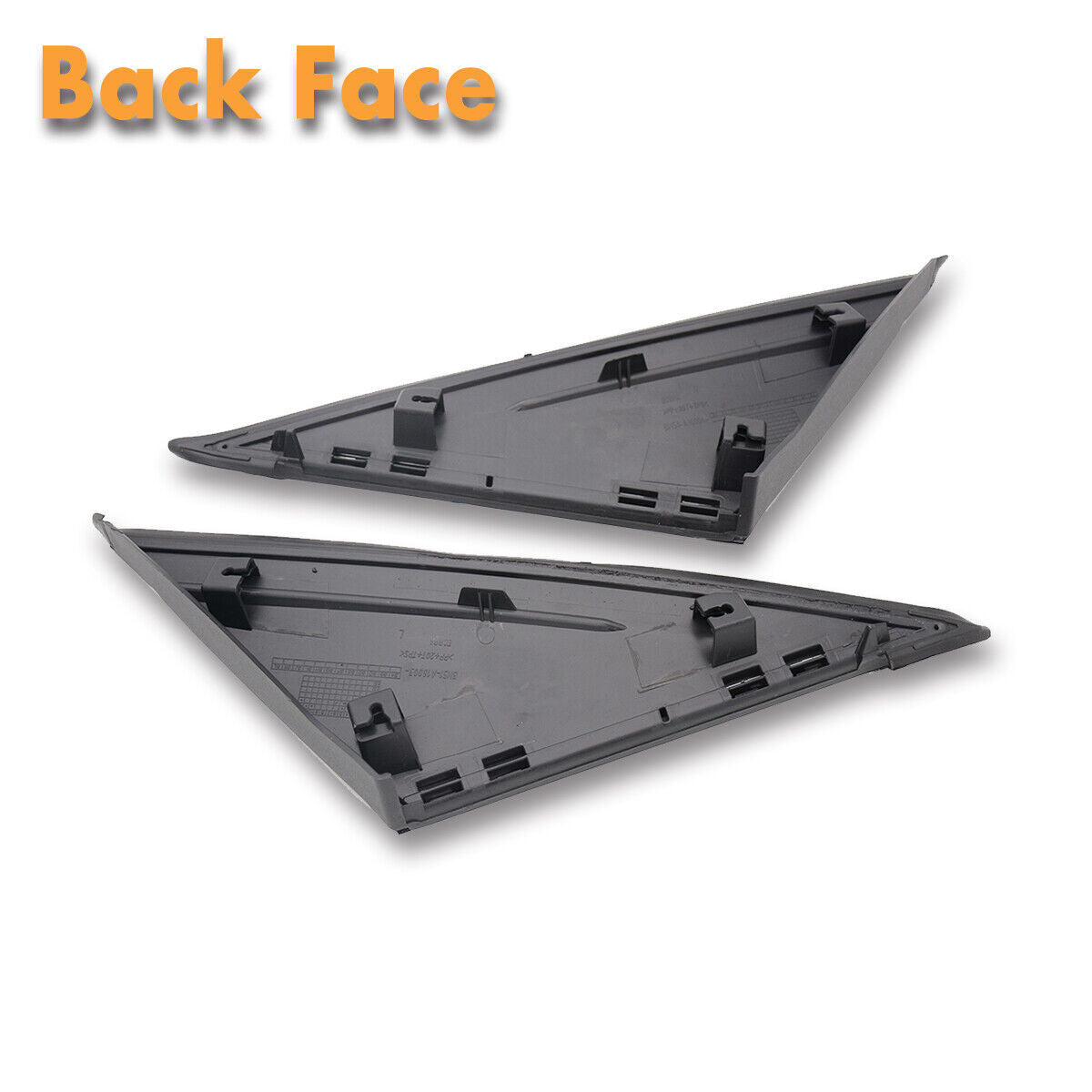 One pair of fender corner molding mirror chrome trim protective covers for ford Focus 2012-2017.