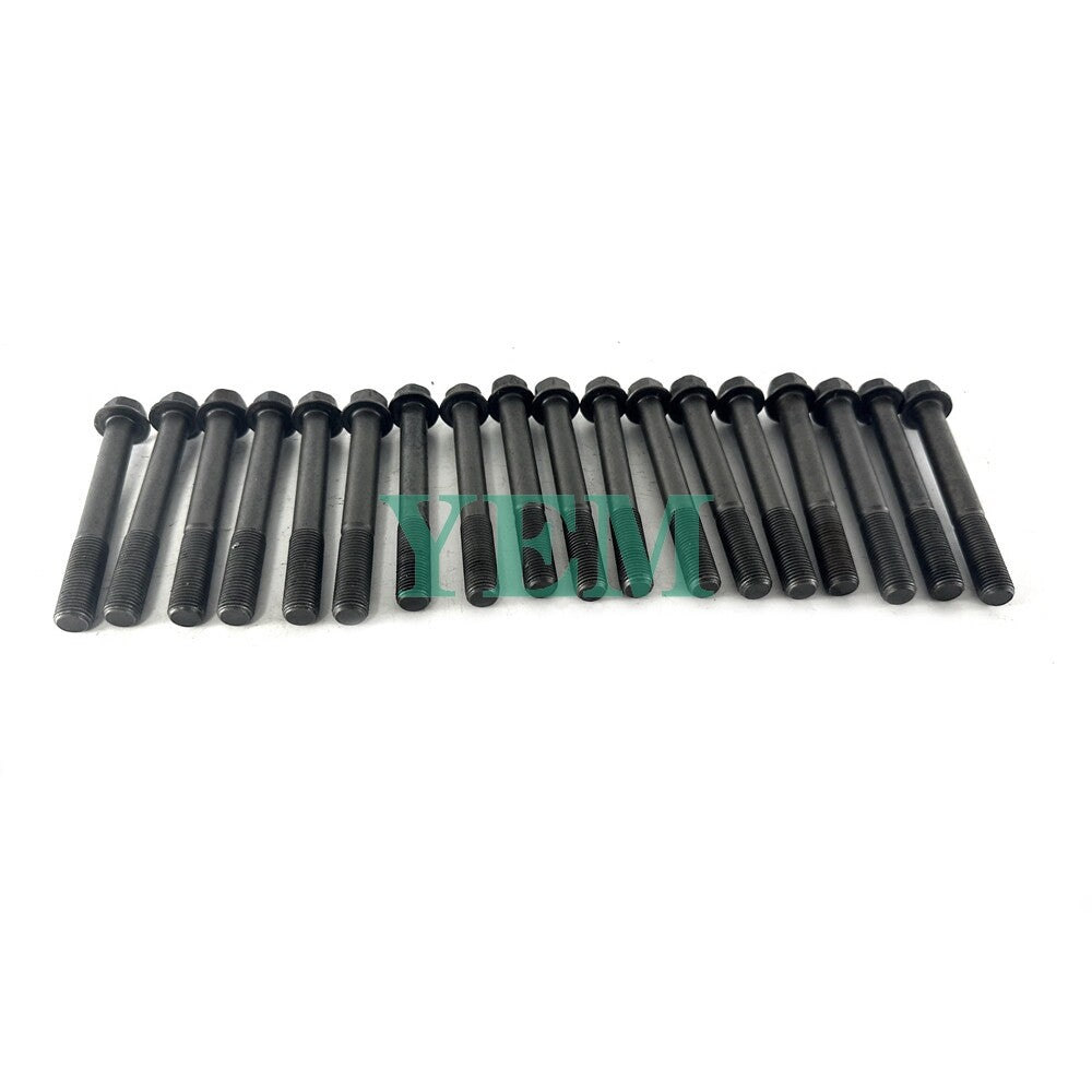 1 Set Engine Head Bolt 18pcs For Yanmar 4TNV88 Engine 4TNV88 Cylinder Head Bolt
