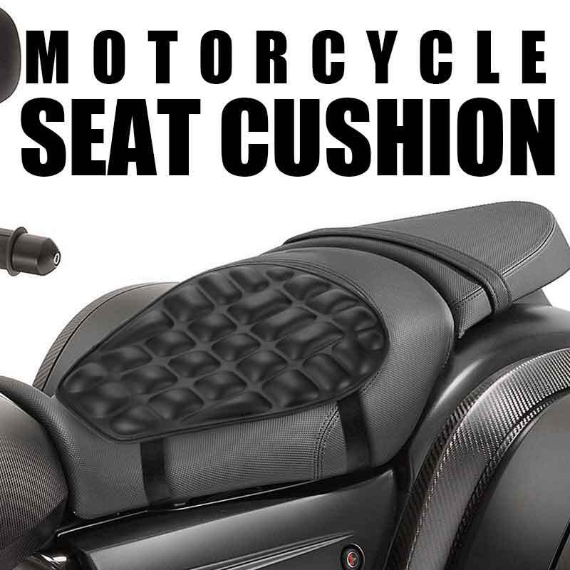 Motorcycle Comfort for Seat Cushion PU Cover Pillow Pad Pressure Relief Waterproof
