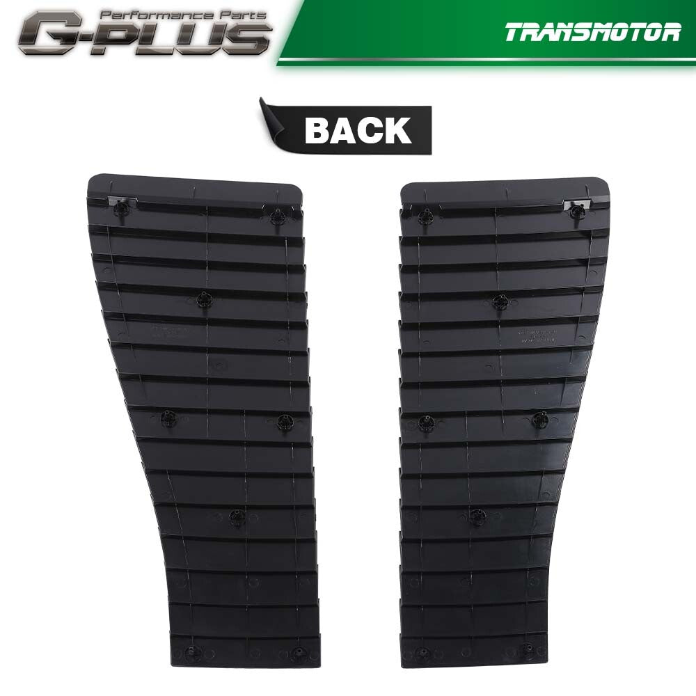 Black Hood Louver 1985 - 1990 Camaro Z28 IROC (one pair)