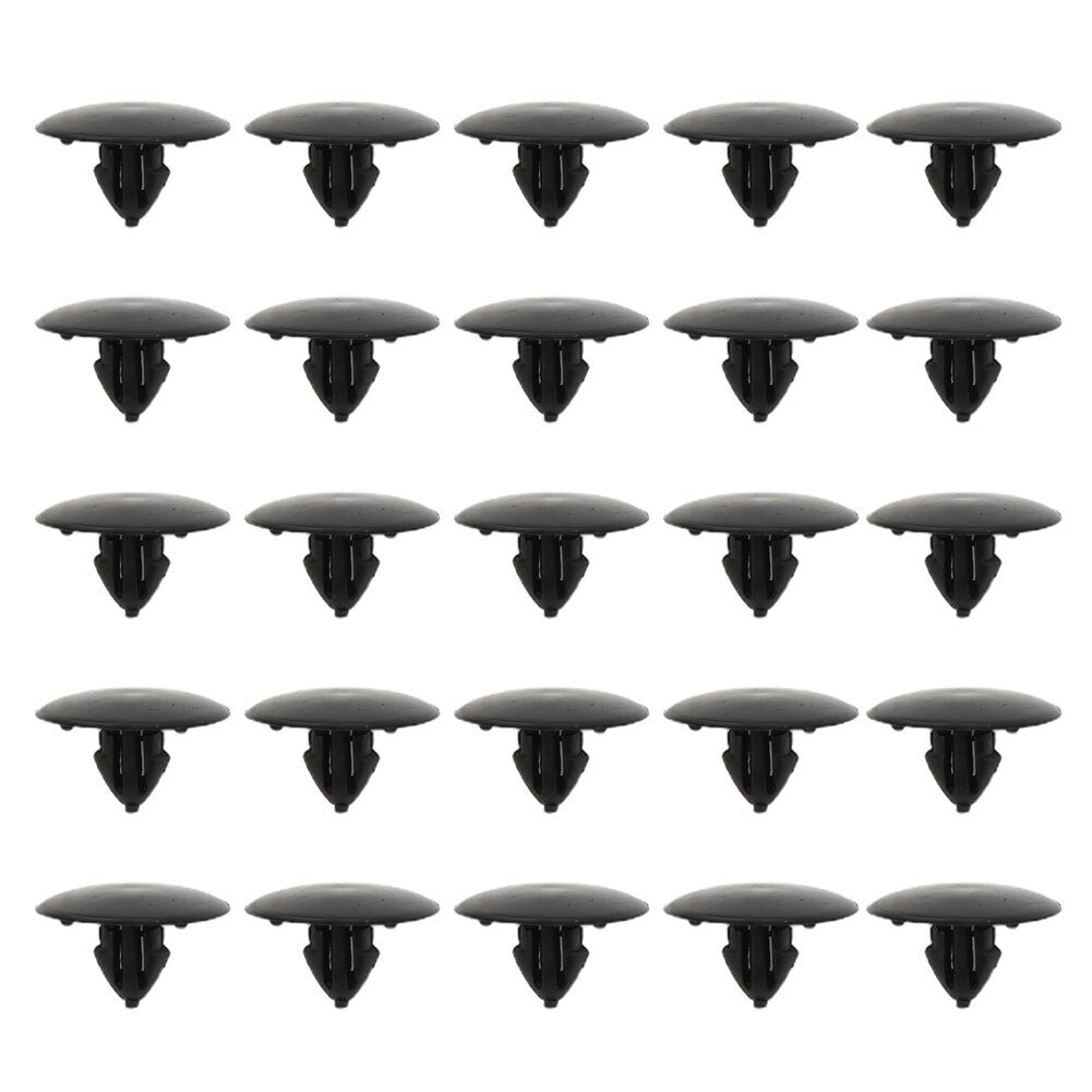 25X For HOOD INSULATION RETAINER CLIPS Replacement Part 90467-09050 Black 7mm Plastic