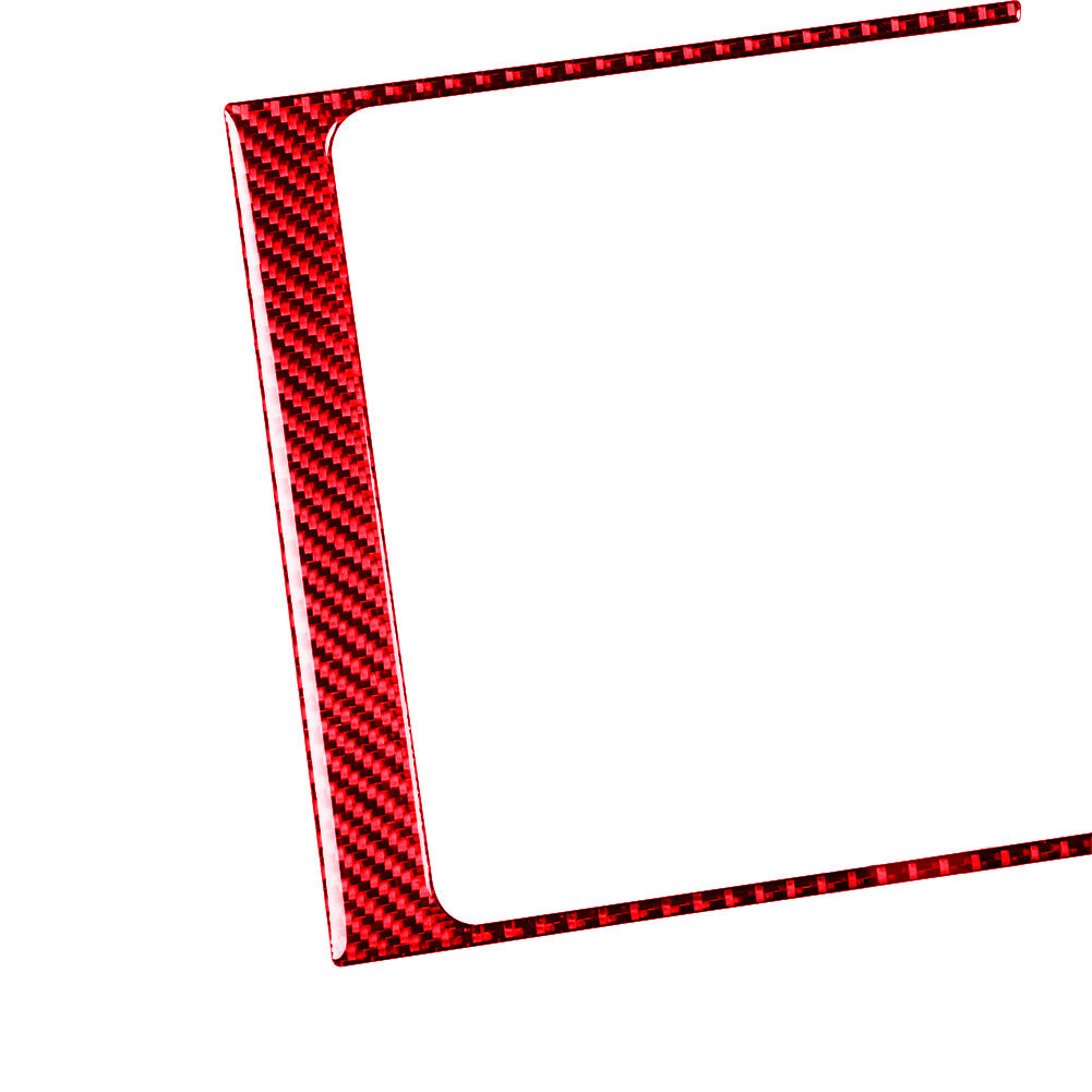 Red Carbon Fiber Cigar Lighter Panel Cover Trim for Toyota 4Runner 2010-2020