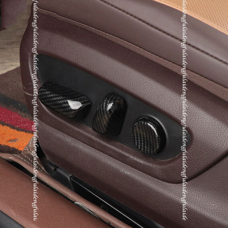 6X for Lexus ES350/300h/250 2019-2022 Carbon Look for Seat Adjustment Panel Trim