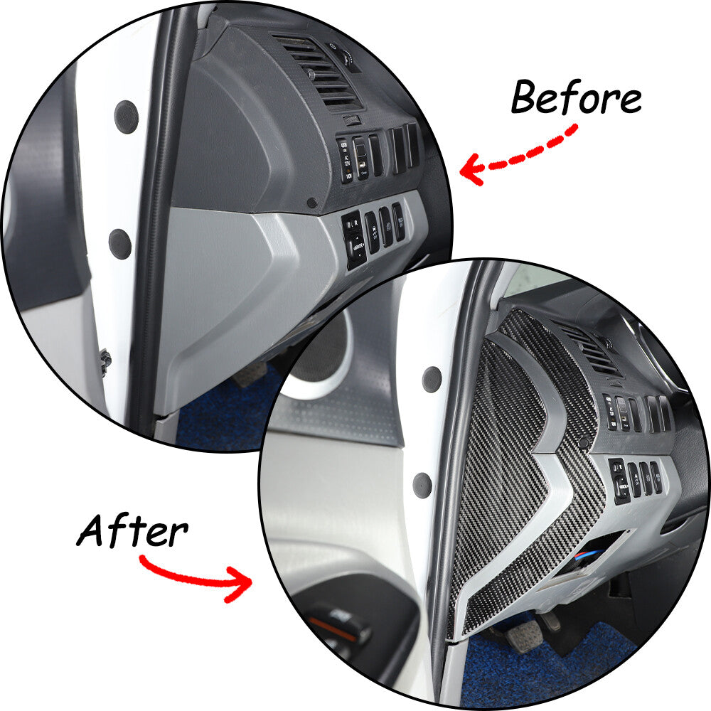 Orange interior steering wheel U-shaped protective cover trim for the 2022 for Ford Maverick - 23