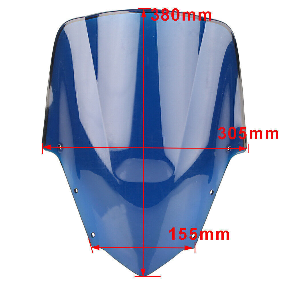 Frontscheibe f¨¹r for Yamaha FZ1S 2006 2007 2008 2009 - 2011 Blaue Windschilder