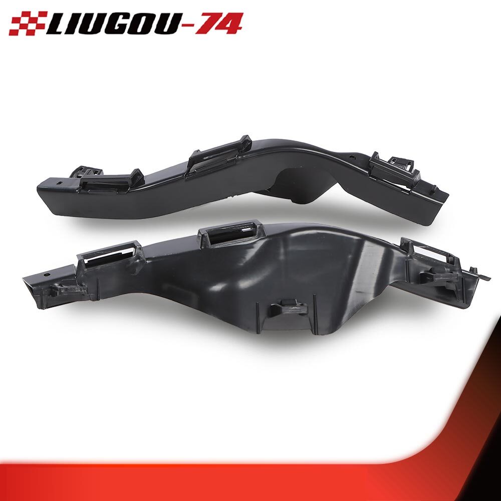 Suitable for 2008-2012 for Ford Escape front bumper bracket 2-piece set, left and right, black.