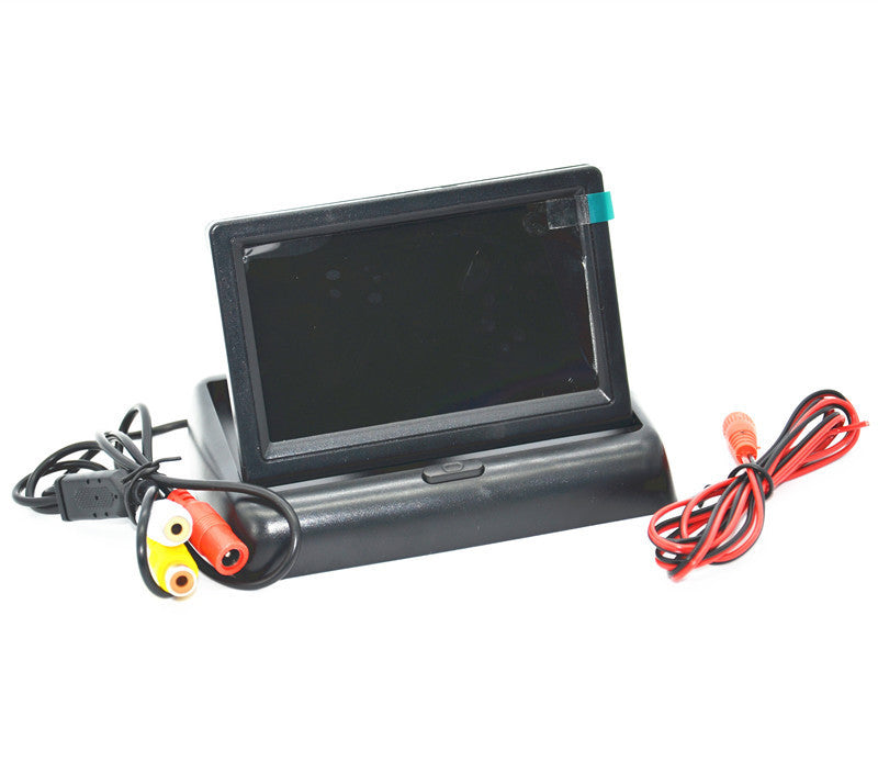Car Night USE LED Rear View Backup Camera Foldable Display Monitor