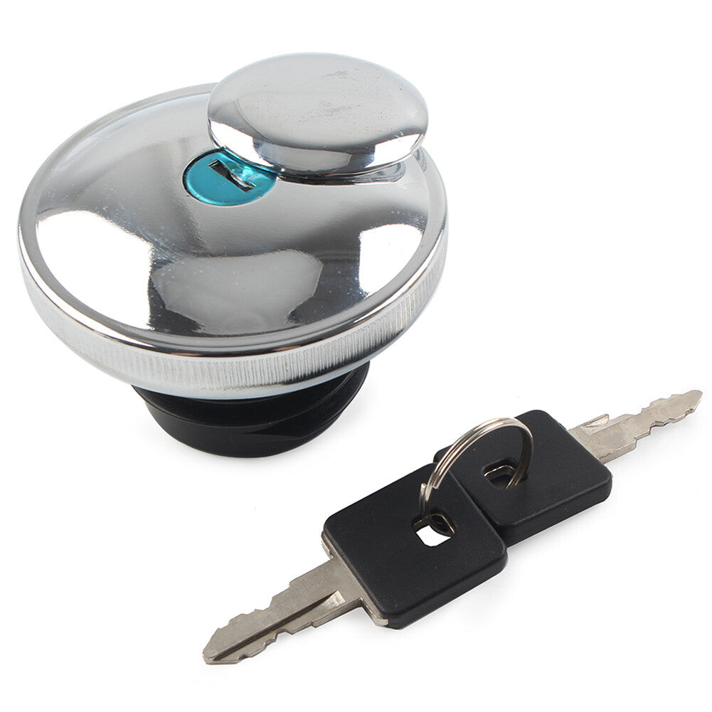 Fuel Gas Cap Lock w/ Keys Fit for Harley Sportster 883 1986-2019 Motorcycle Chrome