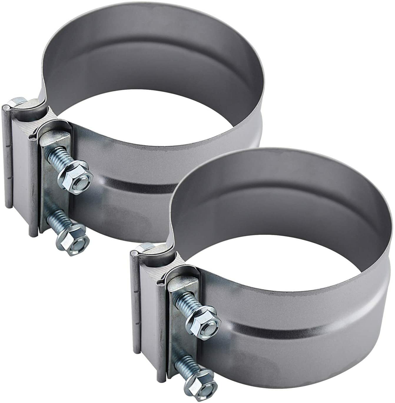 2.5-inch Universal Preformed Clip-on Torctite Stainless Steel Pedal Connector