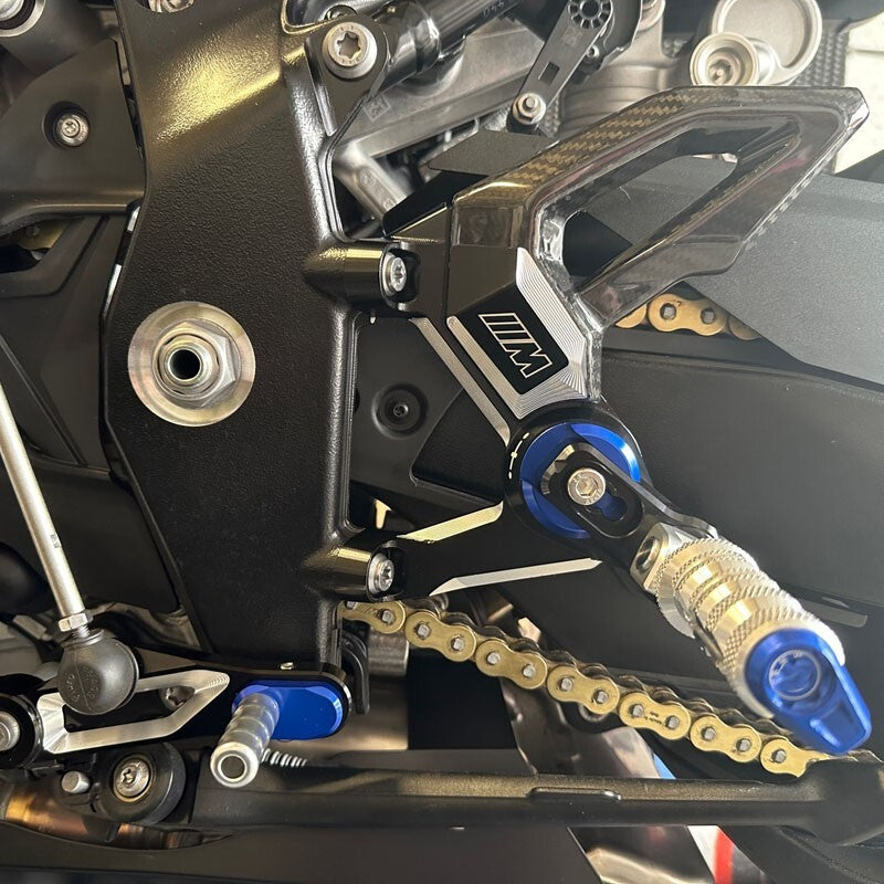 for BMW Footrest Kit Foot Peg Rear Adjustable Footrest S1000RR M1000R 2019-2024