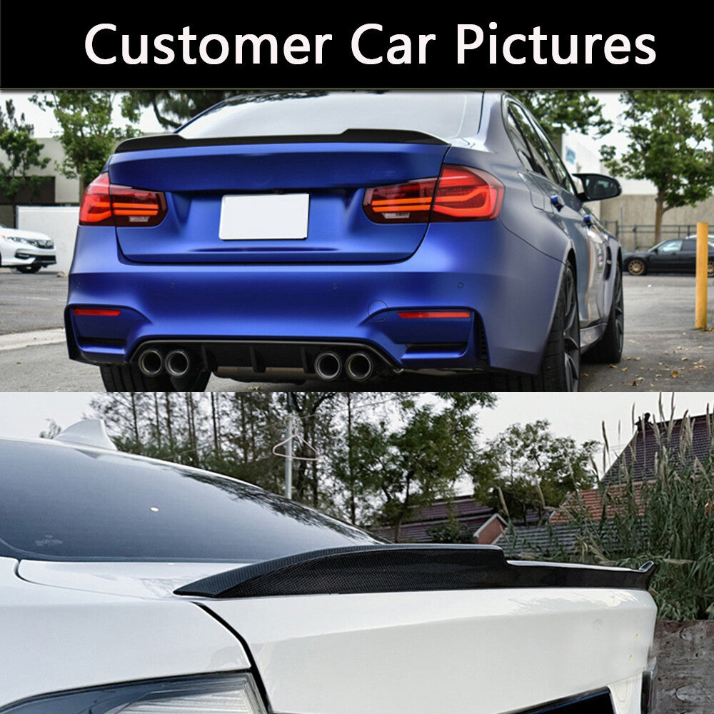 for BMW F30 3 Series F30 F80 M3 2013-2021 Carbon Rear Trunk Spoiler Lid Wing