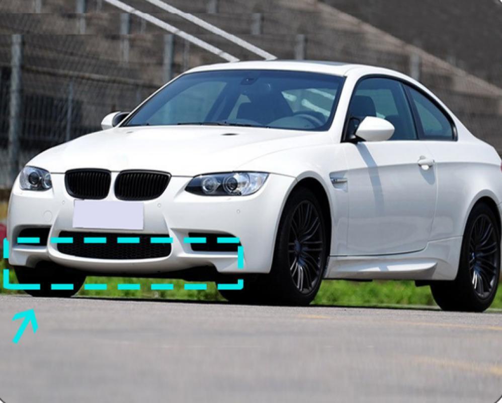 Carbon Fiber For 08-13 for BMW E92 E93 E90 M3 GT4 Style Front Bumper Lip Splitter