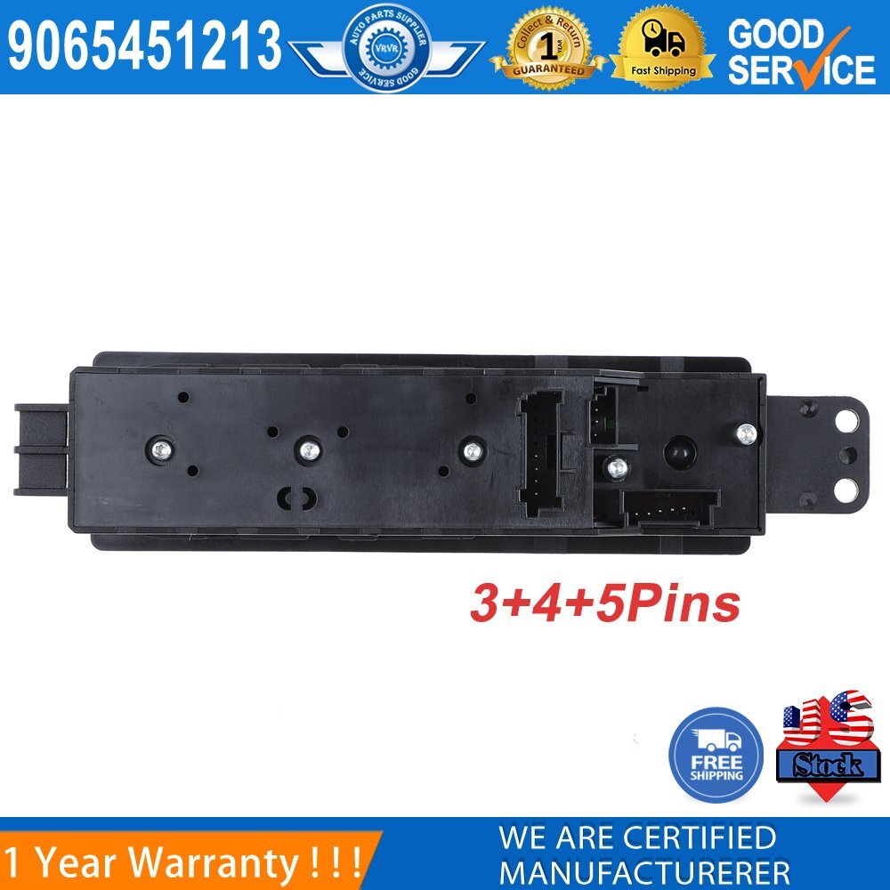 Master window switch driver side 9065451213 for Mercedes-Benz Sprinter 2500 3500