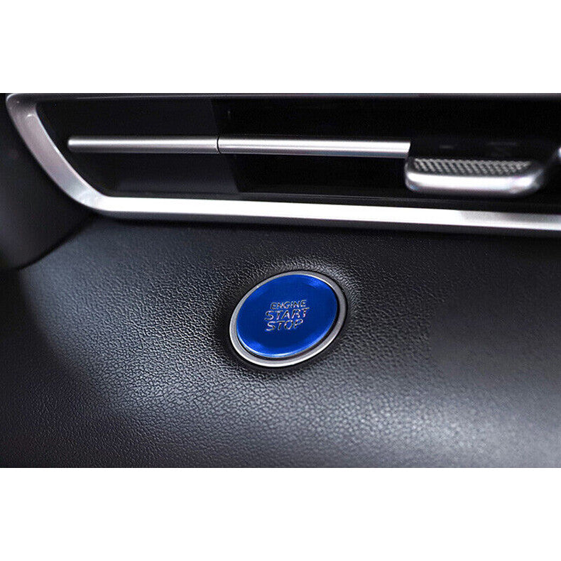 for Hyundai for Elantra 2021-2023 Blue Start Stop Button Ignition Switch Cover Trim